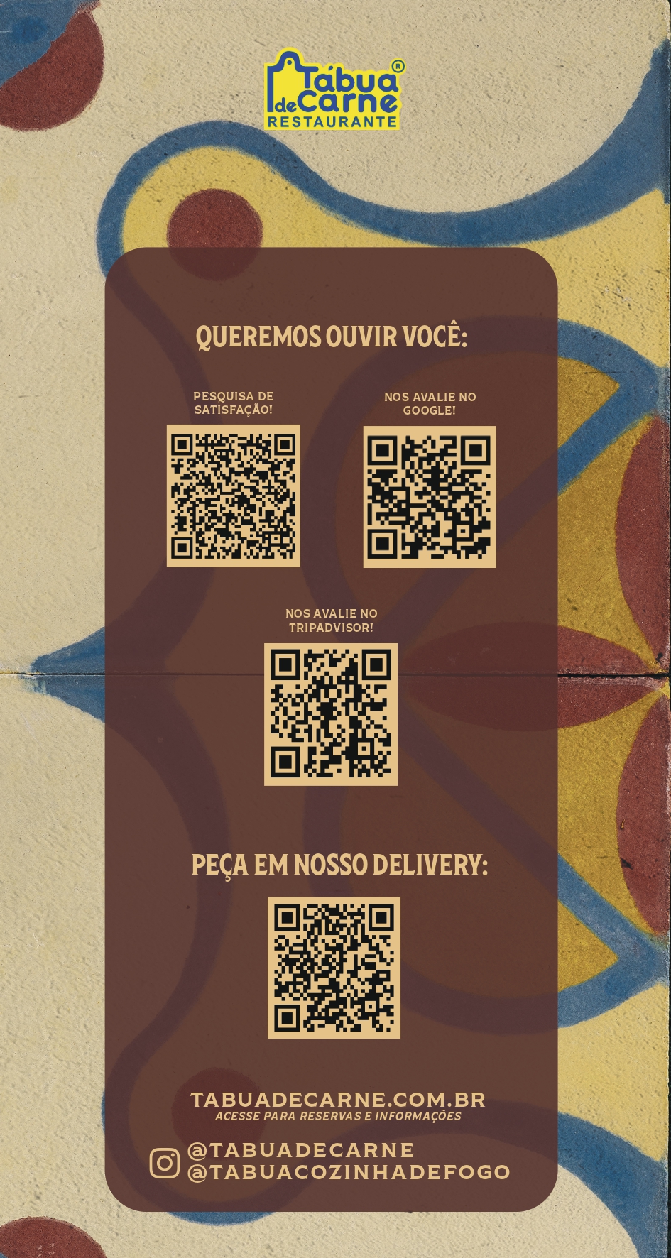 Cardápio Mossoró