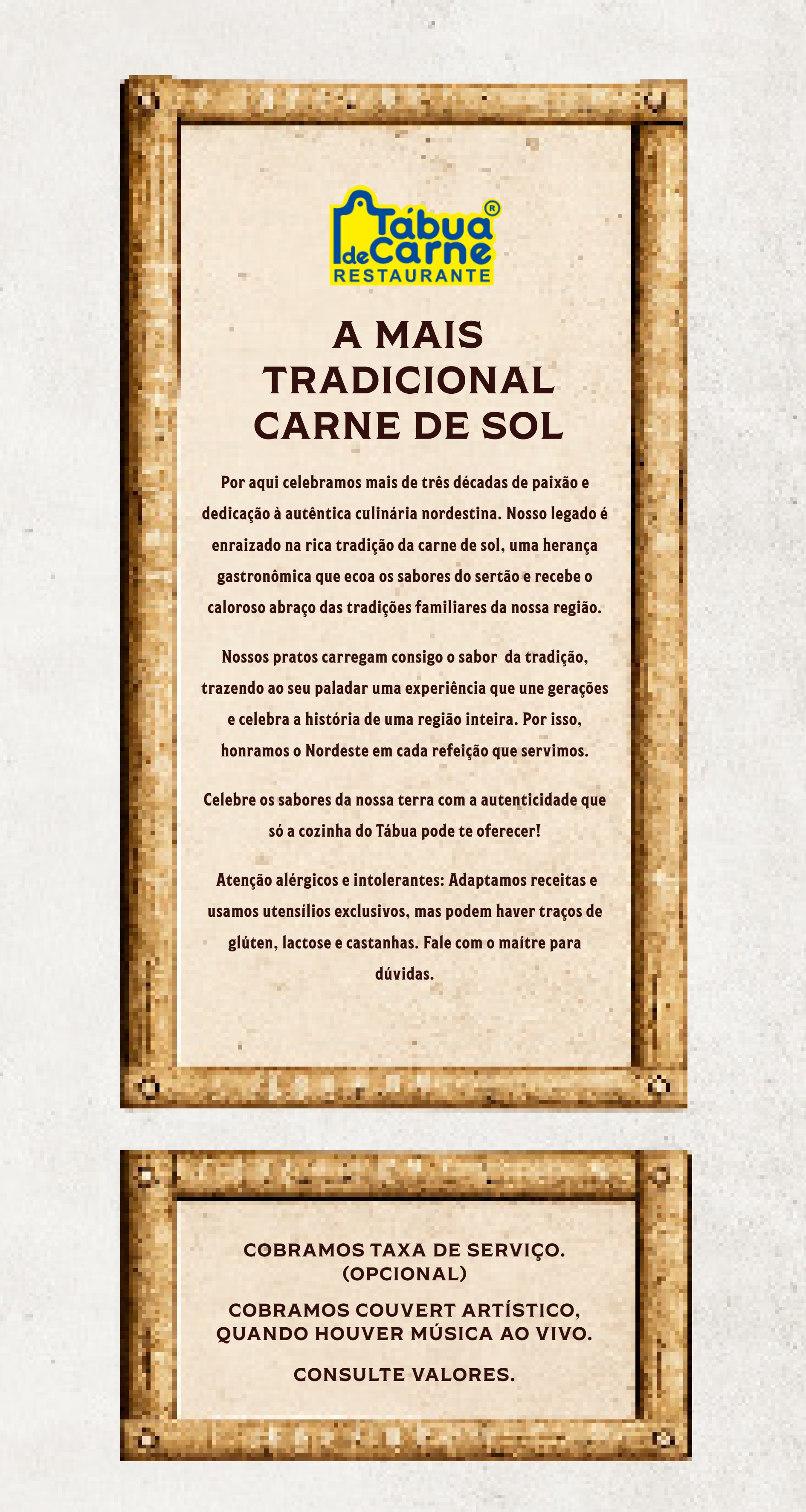 Cárdapio Ponta Negra