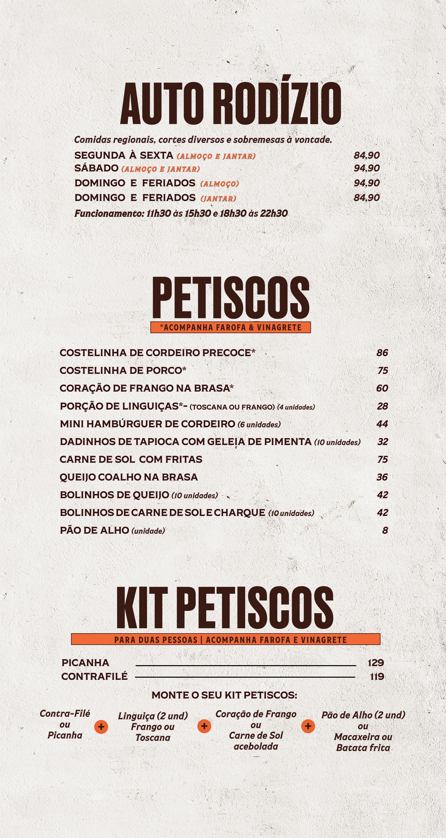 Cárdapio Ponta Negra