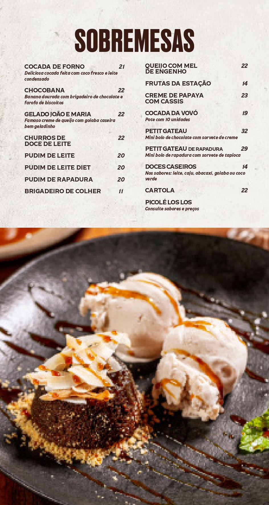 Cardápio Via Costeira