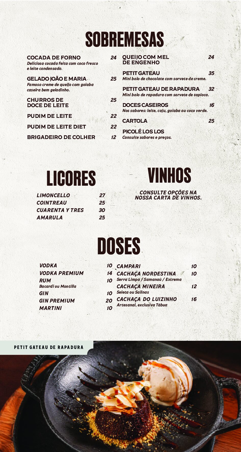 Cardápio Via Costeira