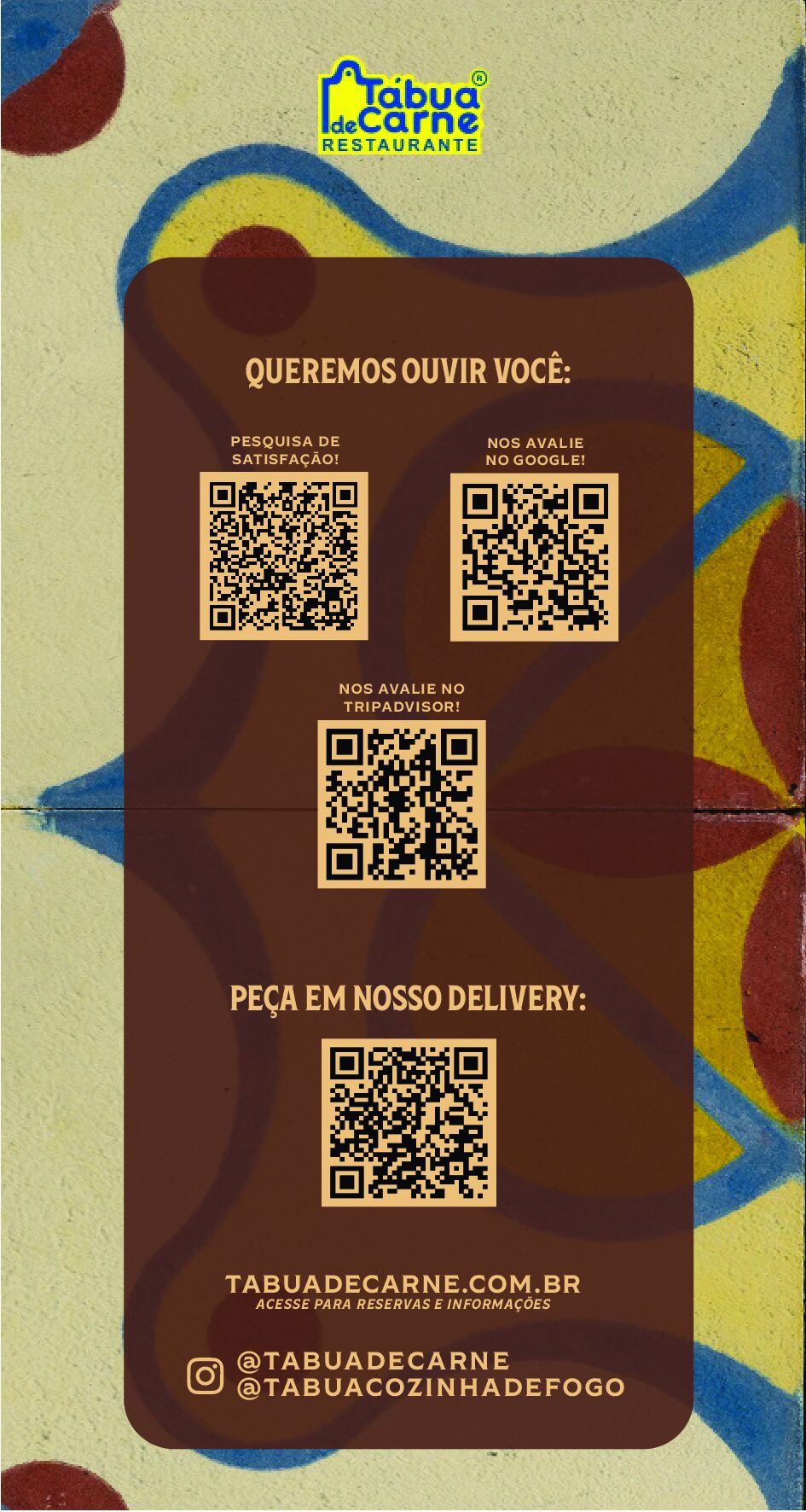 Cardápio Via Costeira
