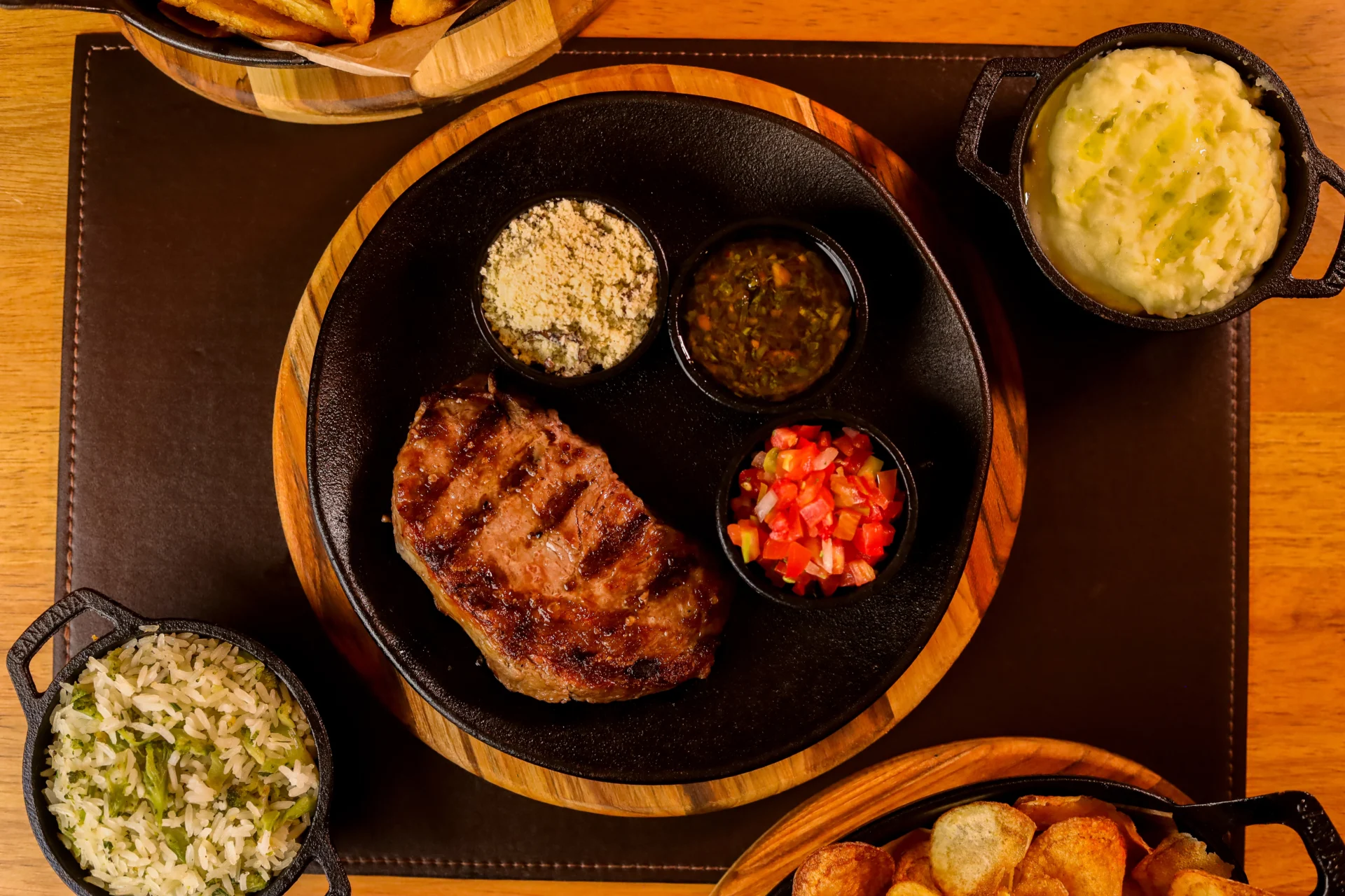 acompanhamentos para churrasco